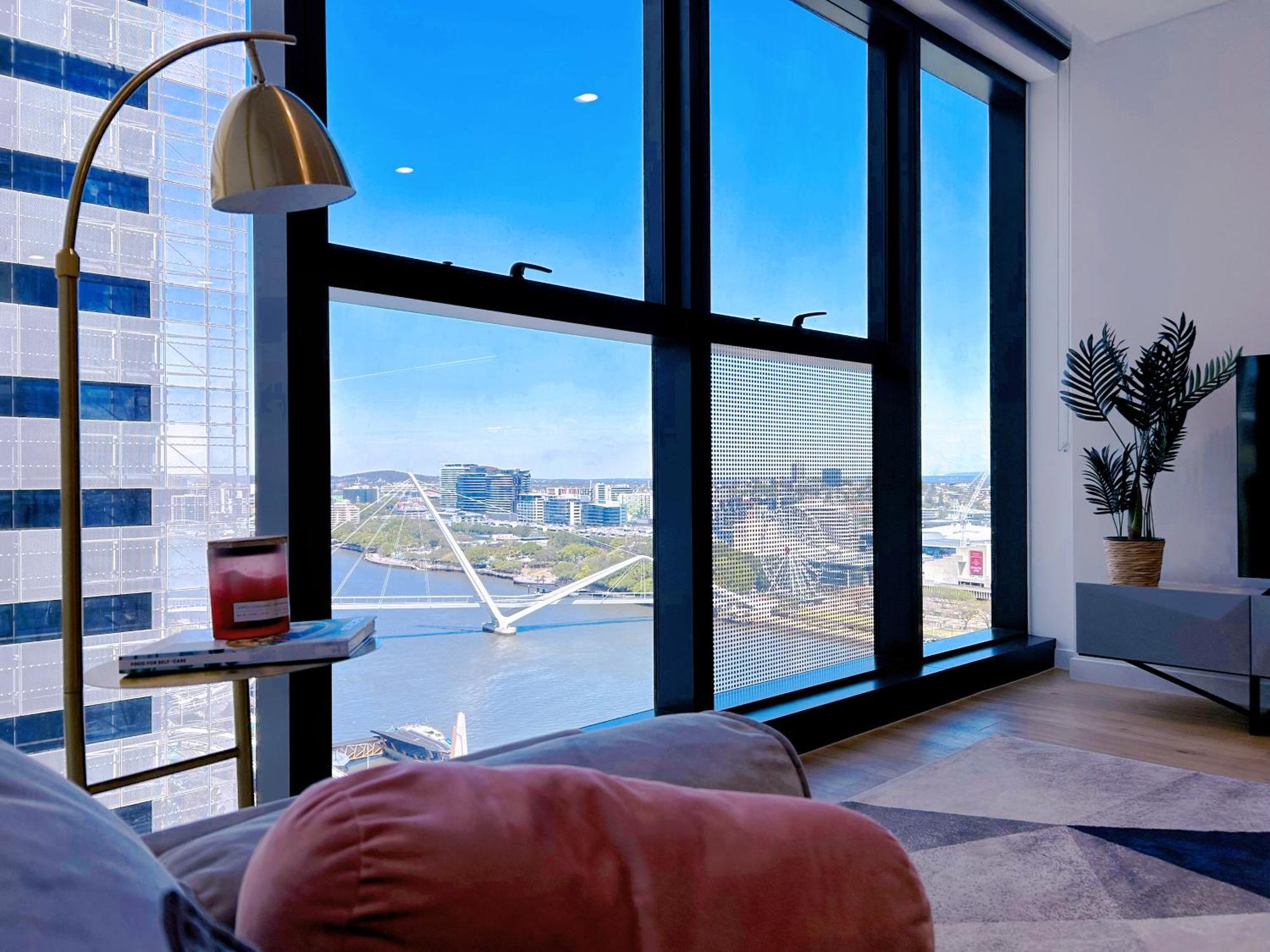 Cbd Luxury River View 1Bed Apt The One Brisbane Exterior foto
